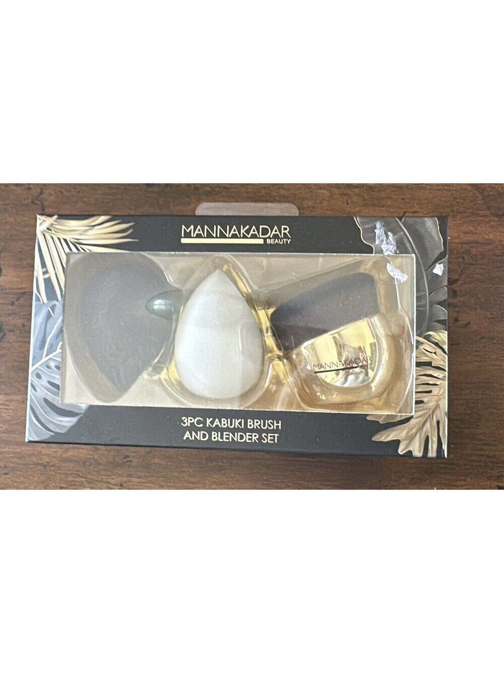 Manna Kadar Kabuki Brush Blender Brush Kit 3 Piece